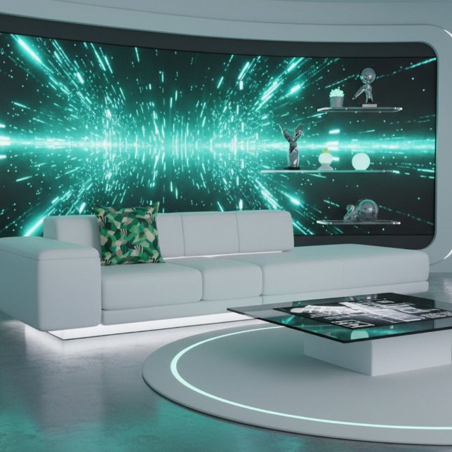 Almofada Formas geométricas modernas abstratas triângulos (Criador carregado)