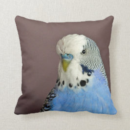 Almofada Foto bonito de periquito azul