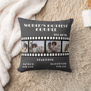 Almofada Foto Collage Movie Strip Personalizada DIY Persona