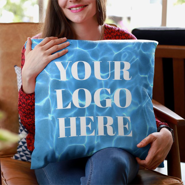 Almofada Foto da Piscina de Nadação Azul Aqua para o seu lo (Criador carregado)