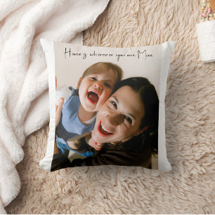 Almofada Foto de Amor de Mãe em Casa Personalizada