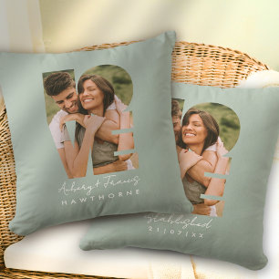 Almofada Foto de Amor Presente Personalizado Simples Modern