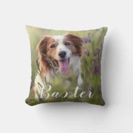 Almofada Foto de animal de estimação personalizada