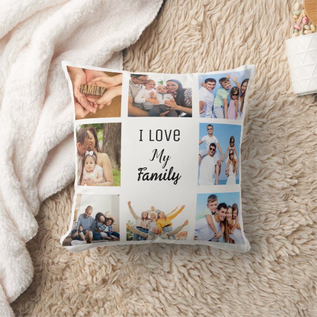 Almofada Foto de Colagem de Famílias e Amigos (Cobertor)