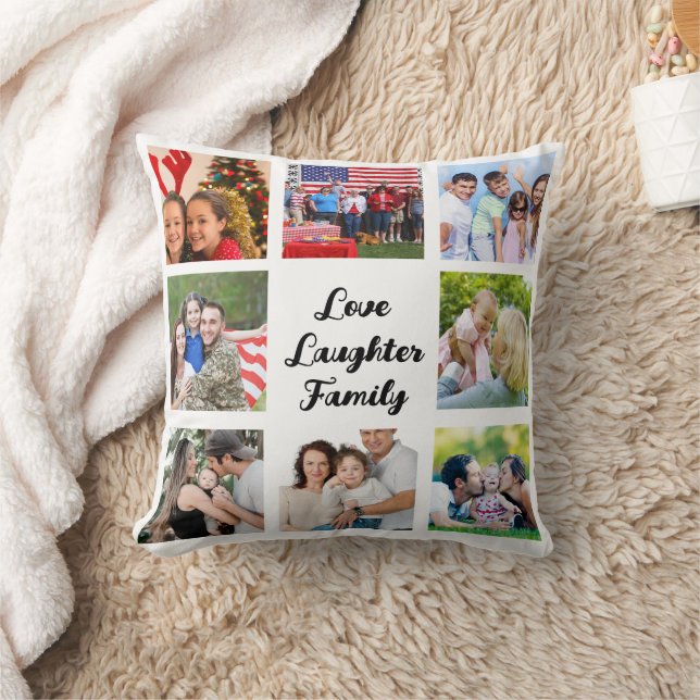 Almofada Foto de Colagem de Famílias e Amigos (Cobertor)