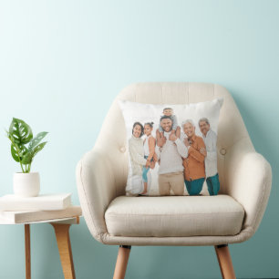 Almofada Foto de Família de Dois Lados