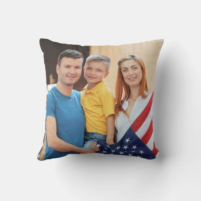 Almofada Foto de família e amigos (Verso)