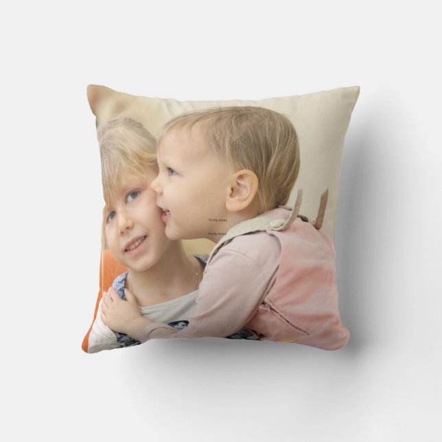 Almofada Foto de família e amigos (Verso)