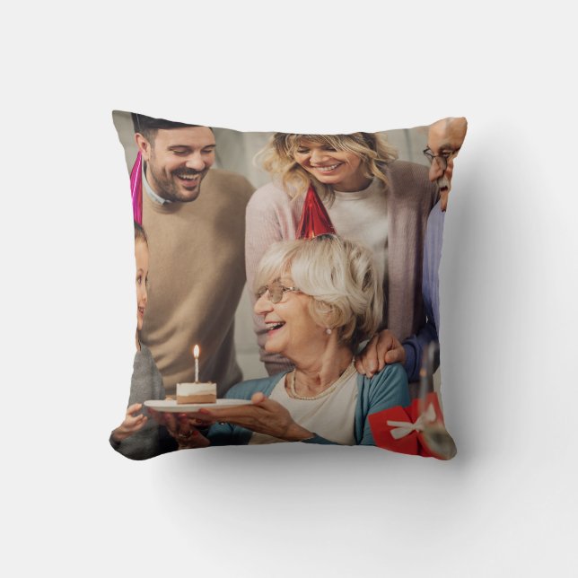 Almofada Foto de família e amigos (Frente)