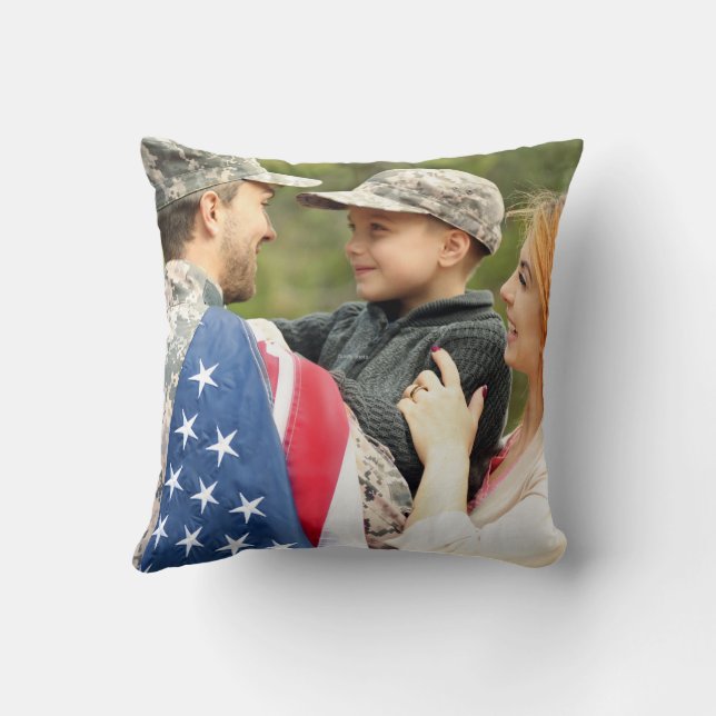 Almofada Foto de família e amigos (Verso)