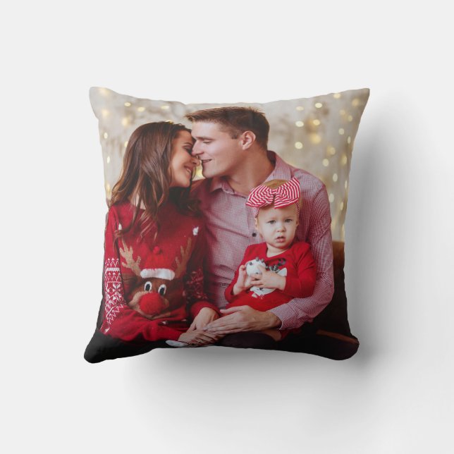 Almofada Foto de família e amigos (Verso)