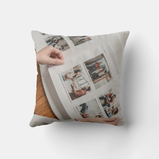 Almofada Foto de família e amigos (Verso)