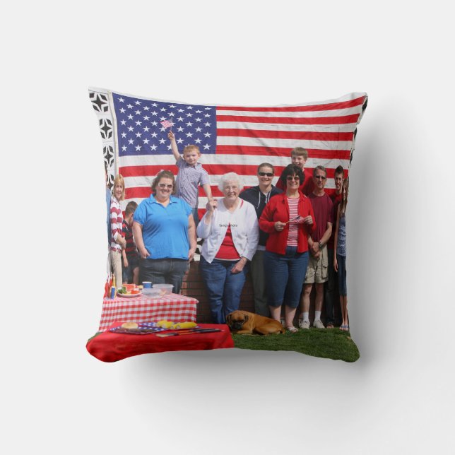 Almofada Foto de família e amigos (Frente)