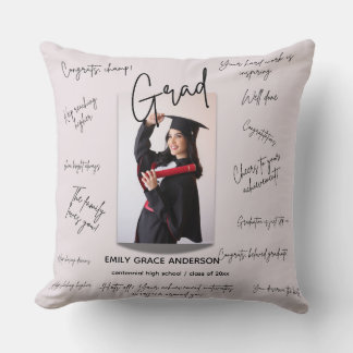 Almofada Foto de Formatura Personalizada & Mensagem de Múlt