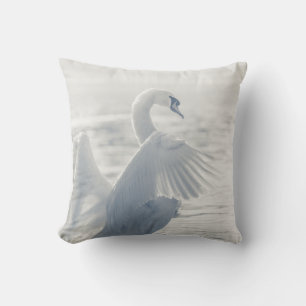Almofada Foto de Natureza de Swan Branco