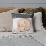 Almofada Foto do bebê moderno e bonito | Cota de Beleza<br><div class="desc">Capture a essência da inocência e beleza com nossa coleção de fotos de bebê moderna e adorável no Zazzle! Encham os momentos preciosos com estas imagens encantadoras que celebram a pureza e a alegria da infância. Cada item é cuidadosamente projetado para mostrar a beleza da inocência, nos lembrando da beleza...</div>