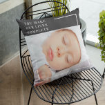 Almofada Foto do bebê moderno e bonito | Cota de Beleza<br><div class="desc">Capture a essência da inocência e beleza com nossa coleção de fotos de bebê moderna e adorável no Zazzle! Encham os momentos preciosos com estas imagens encantadoras que celebram a pureza e a alegria da infância. Cada item é cuidadosamente projetado para mostrar a beleza da inocência, nos lembrando da beleza...</div>