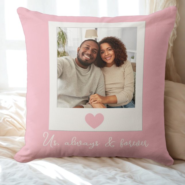Almofada Foto do casal (Couple's Photo Throw Pillow)