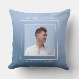 Almofada Foto do Memorial Azul