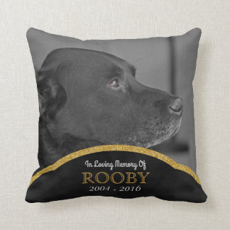 Almofada Foto do Memorial Pet Personalizada| Dog Condolence