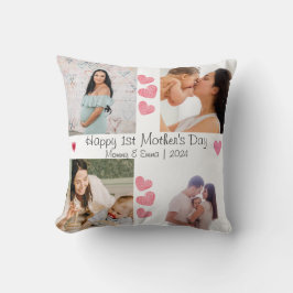 Almofada Foto do primeiro Dia de as mães