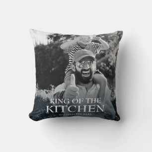 Almofada Foto do Rei Moderno da Cozinha Nome personalizad