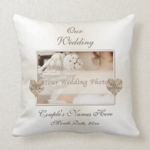 Almofada Foto e coxim, Sr. e Sra. Wedding personalizados