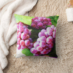 Almofada Foto "Fábrica de Frutas de Uvas". Compre agora
