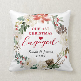 Almofada Foto Floral Floral Intencionada para o Primeiro Na