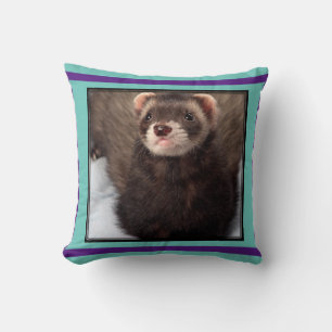 Almofada Foto fofa de Ferret Sable