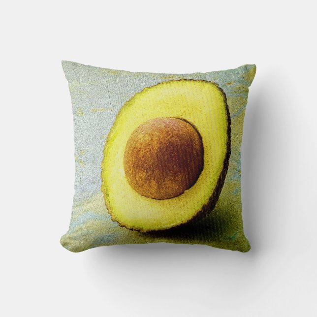 Almofada Foto "Half Avocado". Compre agora (Frente)