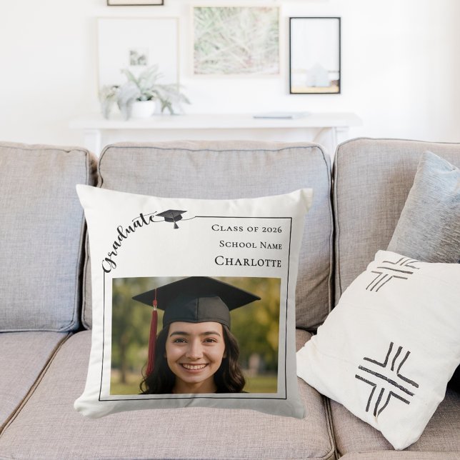Almofada Foto moderna de Graduado (Criador carregado)