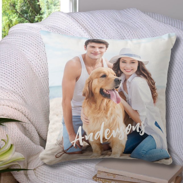 Almofada Foto personalizada (Criador carregado)