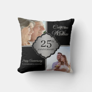 Almofada Foto personalizada 25º aniversário
