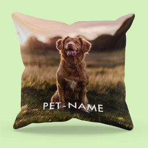 Almofada Foto Personalizada 2 Com Seu Cachorro 2 Nome Image