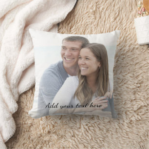 Almofada Foto Personalizada Adicione Seu Texto