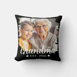 Almofada Foto Personalizada da Avó Elegante Moderna e Bonit