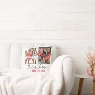 Almofada Foto personalizada de amizade divertida