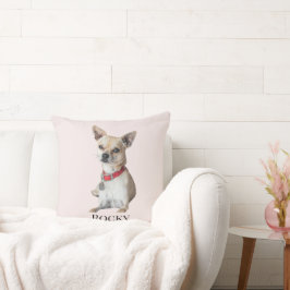 Almofada Foto Personalizada de Cachorro | Nome do Pet Perso
