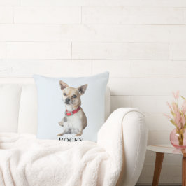 Almofada Foto Personalizada de Cachorro | Nome do Pet Perso