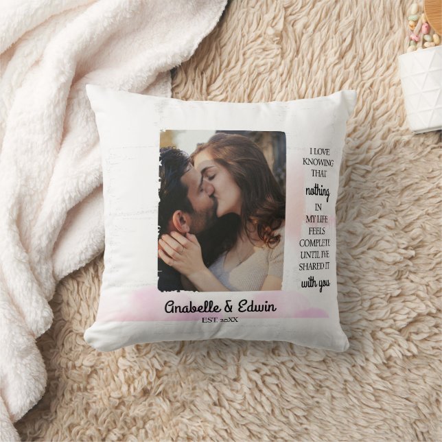 Almofada Foto Personalizada de Casal Fofos (Cobertor)