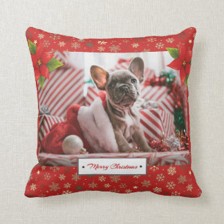 Almofada Foto personalizada de feriados de Natal