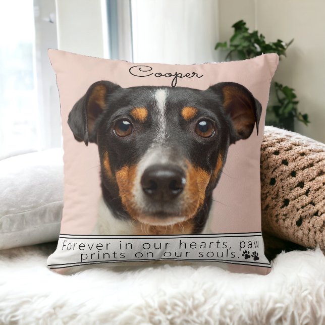 Almofada Foto Personalizada de Memorial de Cachorro / Prese (Criador carregado)