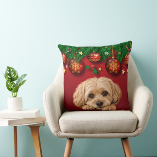 Almofada Foto Personalizada de Natal Feliz