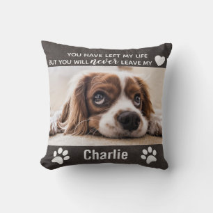 Almofada Foto Personalizada De Pet Do Memorial Do Cão