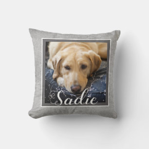 Almofada foto personalizada do cão adicione sua própria fot
