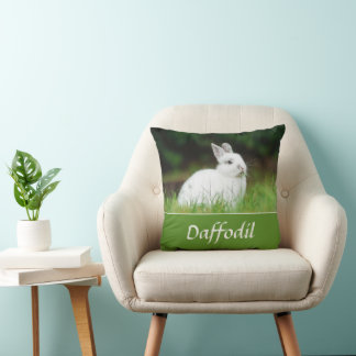 Almofada Foto personalizada do coelho Pet e manutenção de n