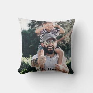 Almofada Foto personalizada do melhor Pai de sempre