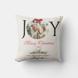 ALMOFADA FOTO PERSONALIZADA DO NATAL DE JOY MERRY
