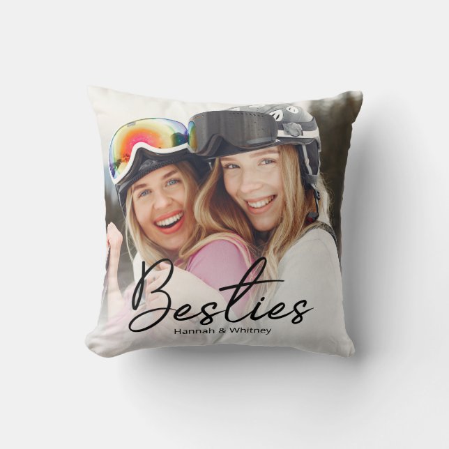 Almofada Foto Personalizada Do Script Besties (Frente)